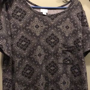 Xl Lularoe Carly High low dress with pocket